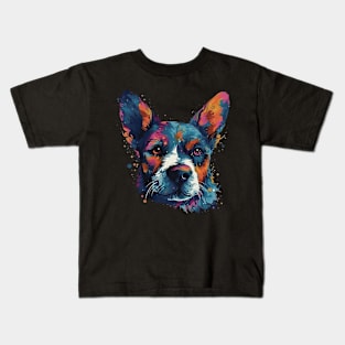 Colorful dog Kids T-Shirt